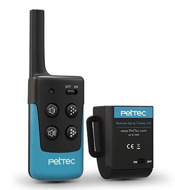 PetTec Remote Spray Trainer 2.0 im Test Fernbedienung