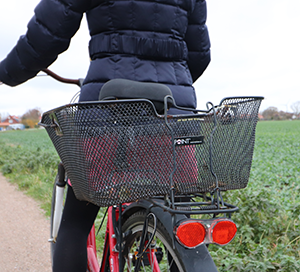 Velocate Fahrrad GPS mit Gepäckträger