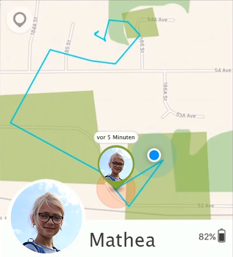 GPS Tracker Smartphone App für Kinder